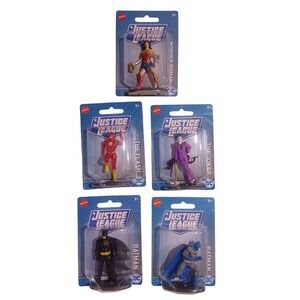 Mattel Justice League DC Comics Mini Action Figures W Woman Flash Joker Batman
